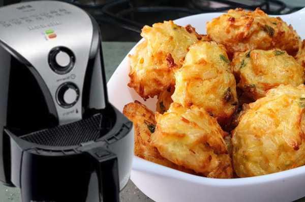 Bolinho de Arroz na Airfryer