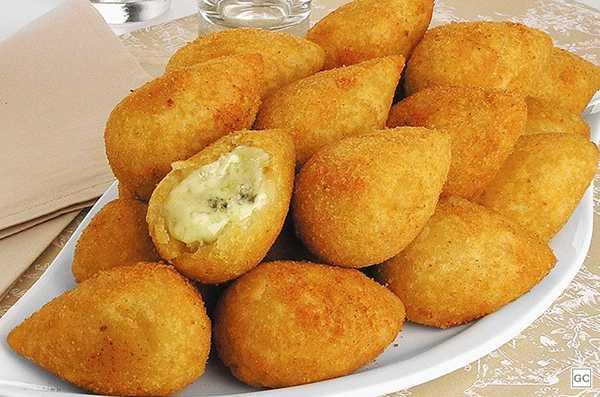 Receita de Coxinha de Queijo