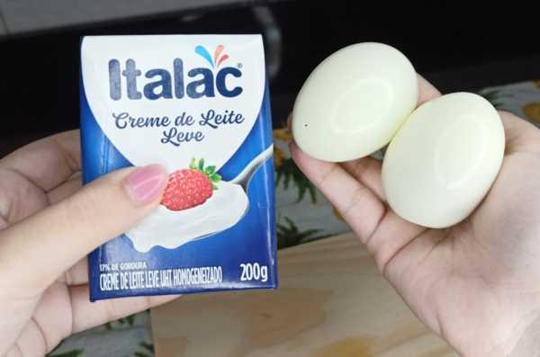 Receita de Maionese com Ovo Cozido e Creme de Leite