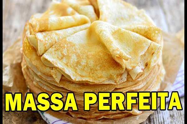 Massa de Panqueca Fininha