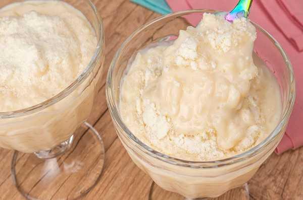 Arroz Doce com Leite em Pó e Leite Condensado