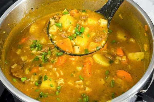 Receita Sopa de Carne com Legumes