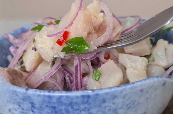 Ceviche de Tilápia Rápido e Fácil